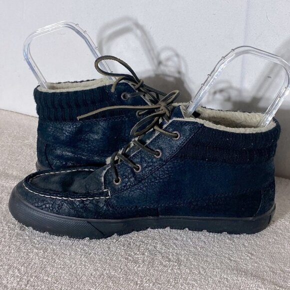 Sperry Top Siders Men's Bahama Lug Chukka Bomber Black Boot 11 - Picture 7 of 12